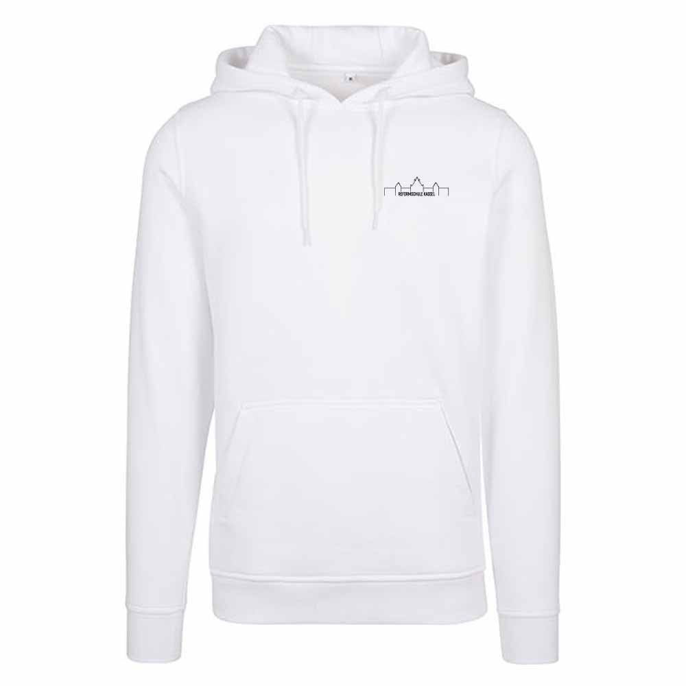 Heavy Hoodie - Weiß mit Design "Silhouette"